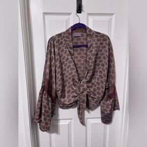 Kantha Bae Silk Shrug